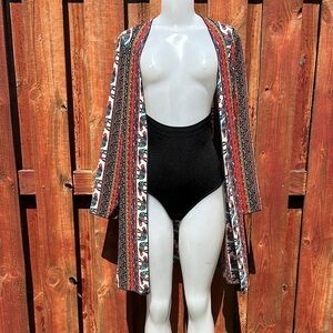 Bold Red and Black Camisole Top